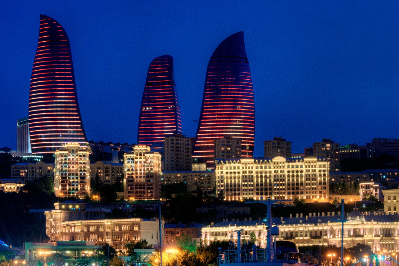 Flame Towers in Baku